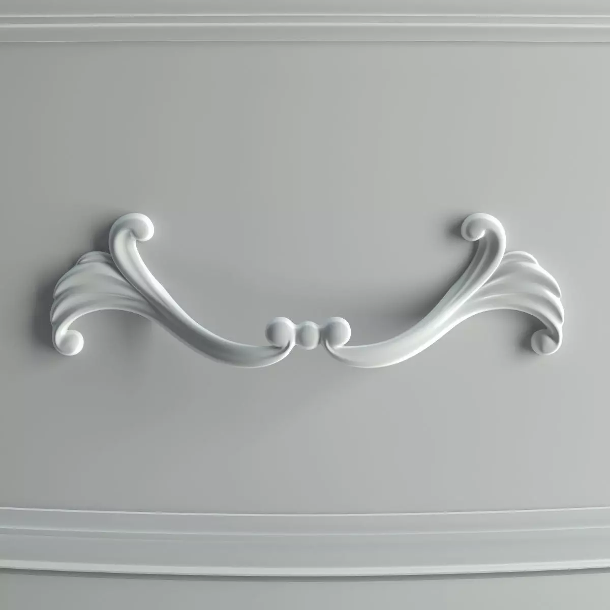 Antique-Style Chest of 6 Drawers 3D model_4