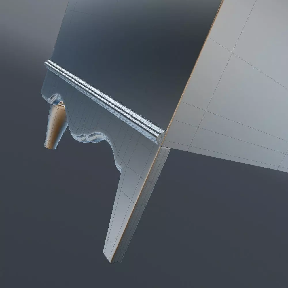 Antique-Style Sideboard 3D model_28