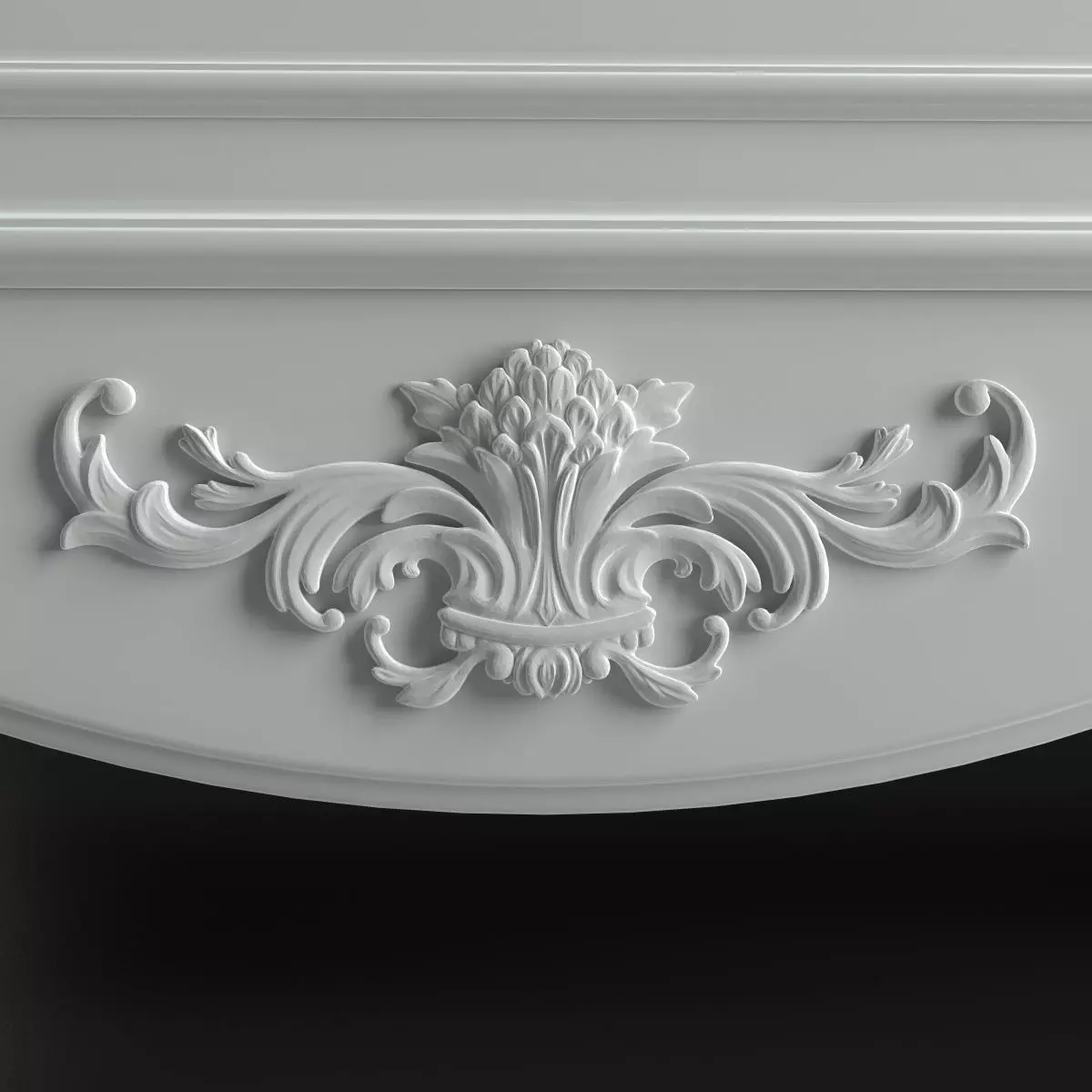 Antique-Style Sideboard 3D model_6