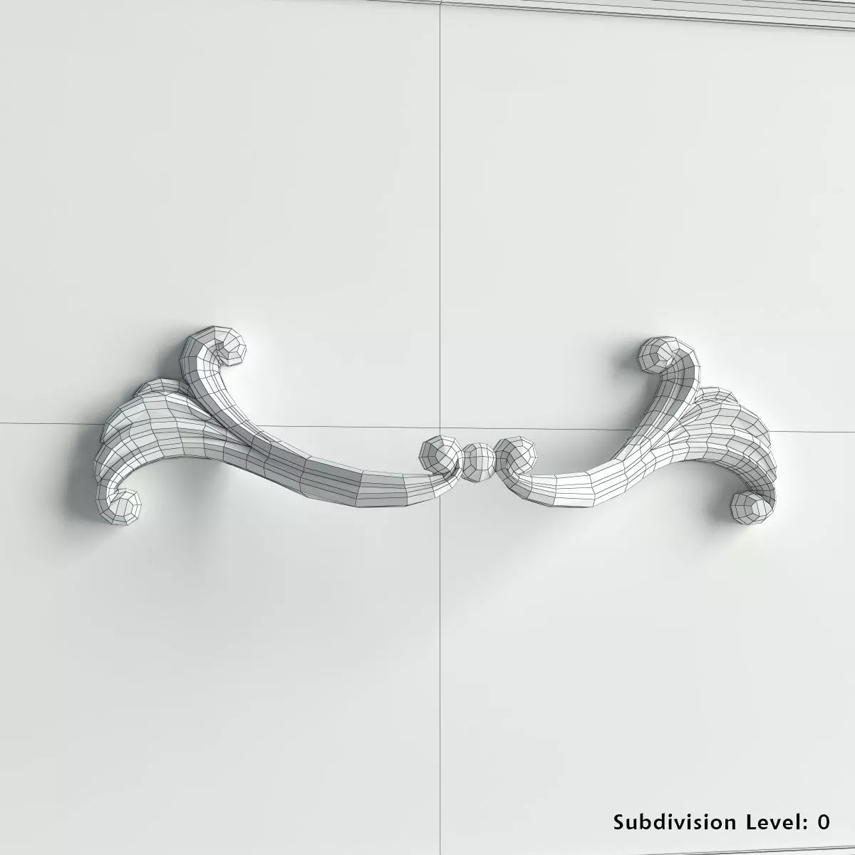 Antique-Style Sideboard 3D model_20