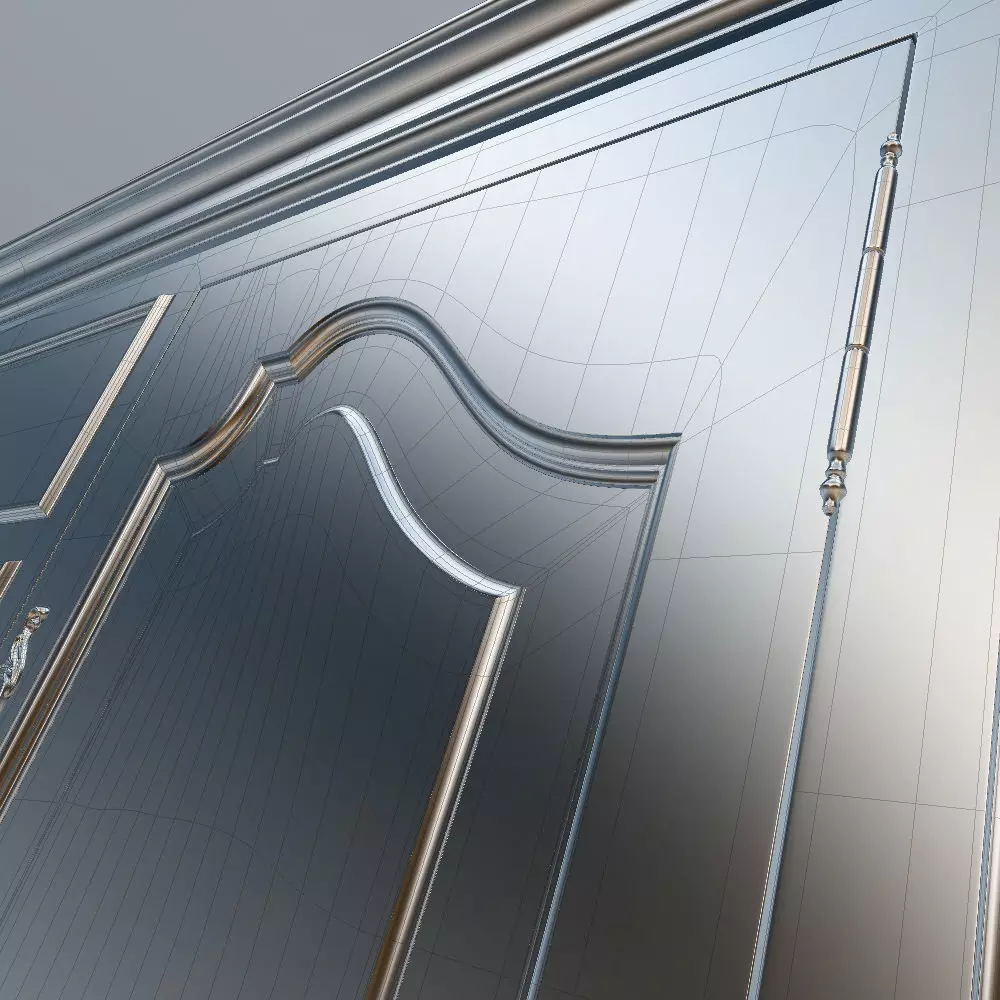 Antique-Style Sideboard 3D model_27