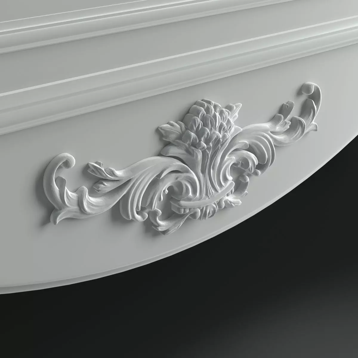 Antique-Style Sideboard 3D model_5