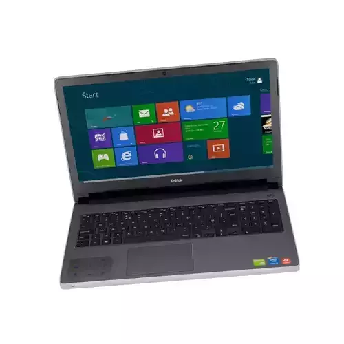 Laptop Dell precision  Low-poly 3D model