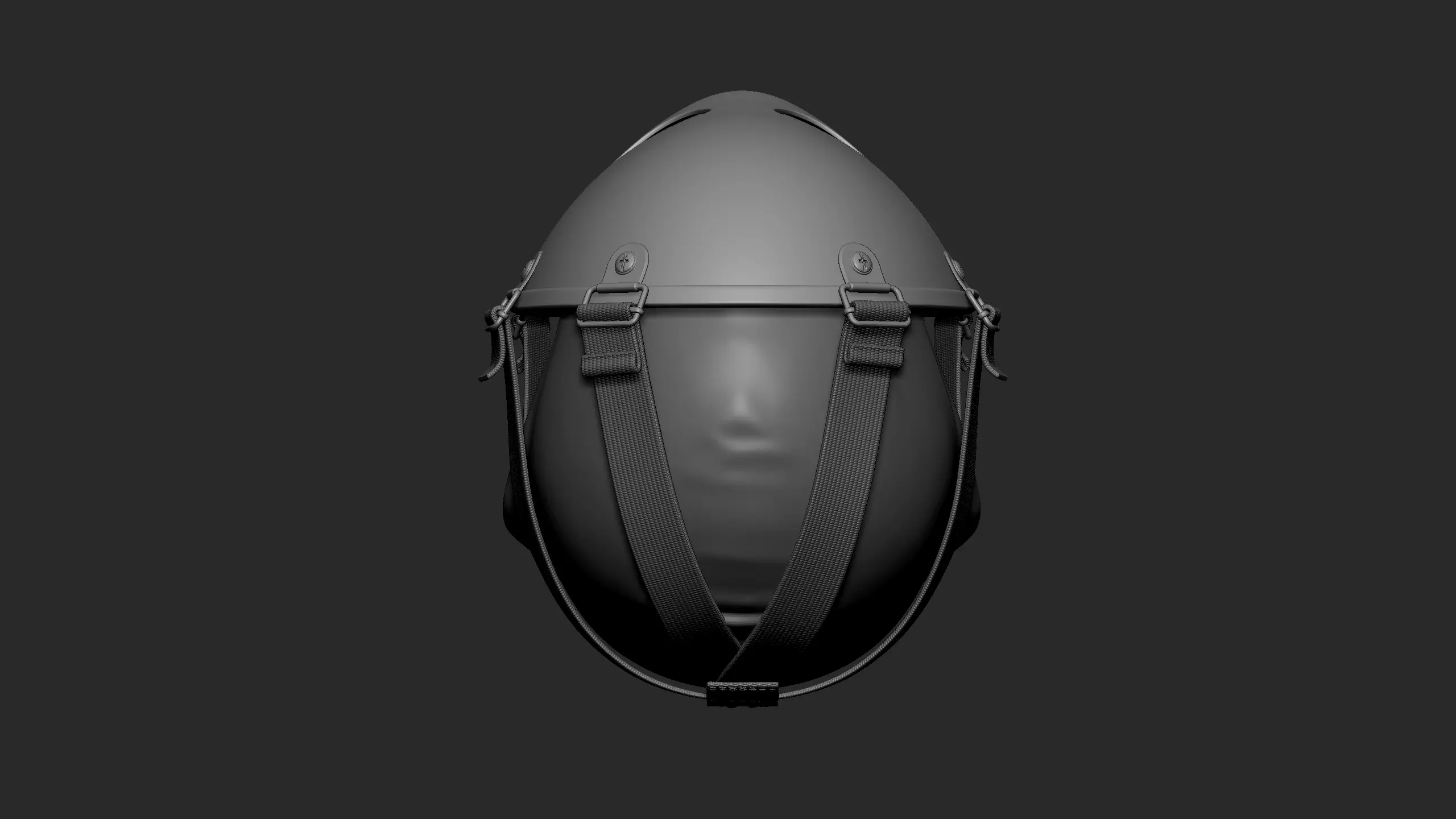 Tactical bulletproof mask 3D model_15