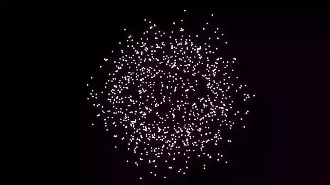 Firework 3D model