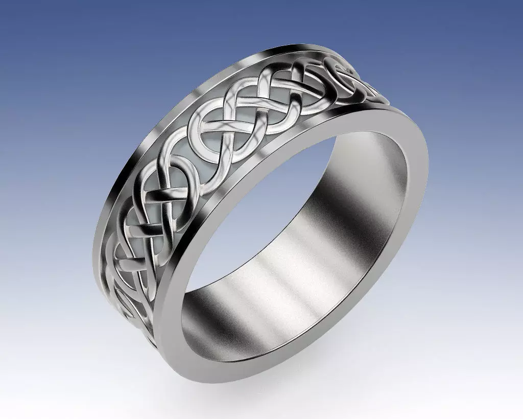 Ring Celtic Infinity 3D print model_0