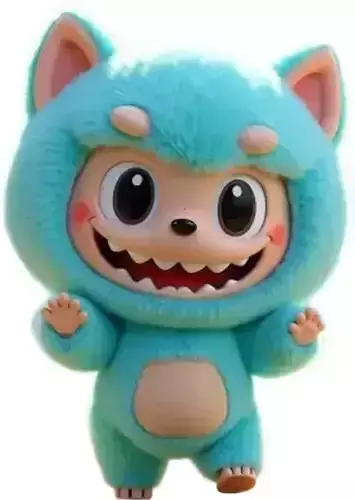 Cute Labubu Blue 