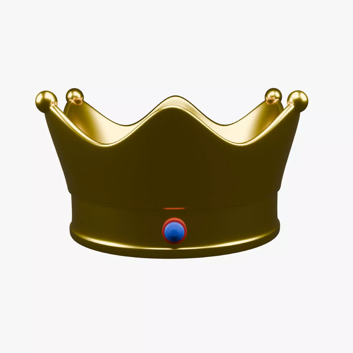 Royal coronation crown 3D model_5