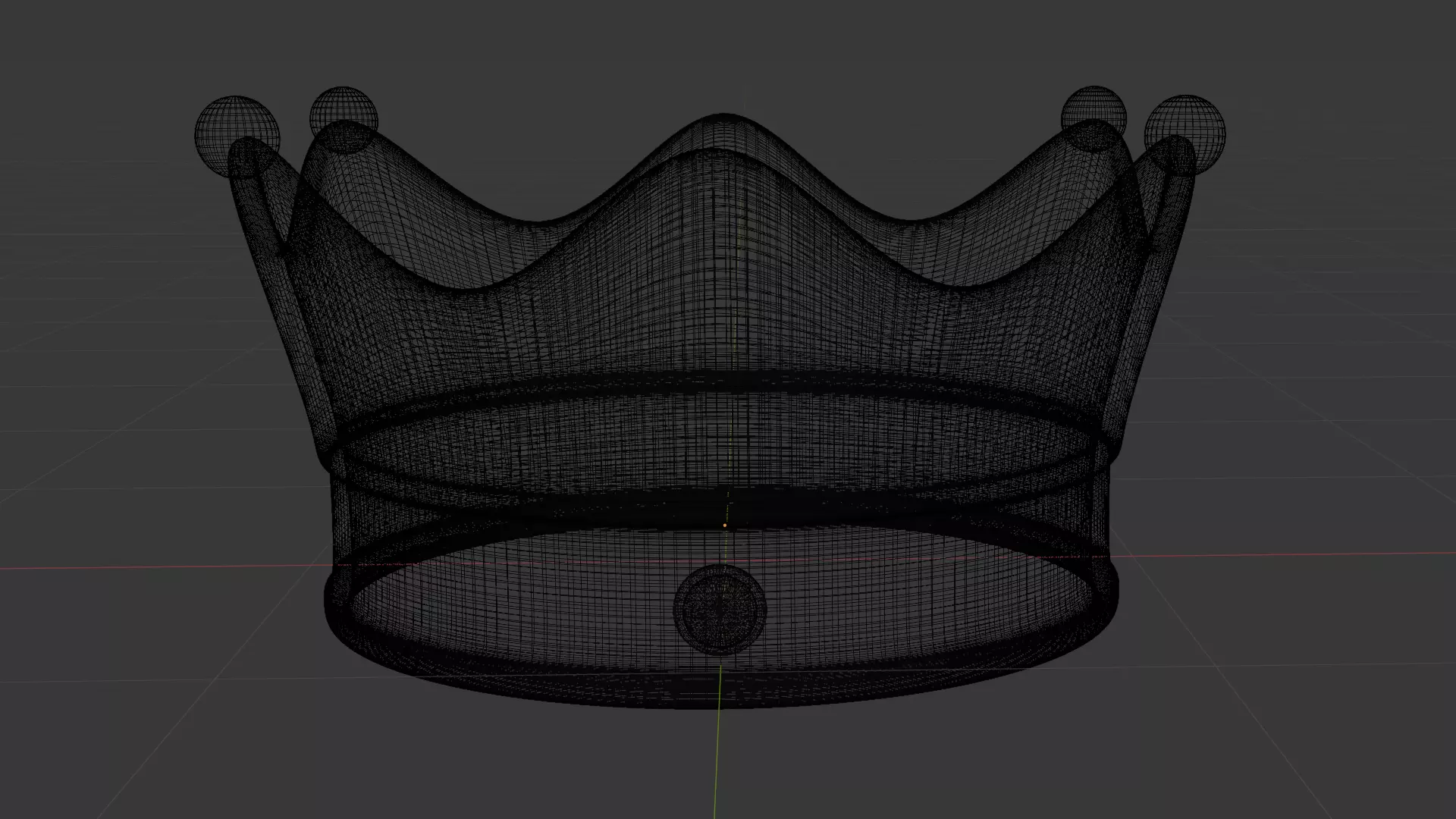 Royal coronation crown 3D model_6