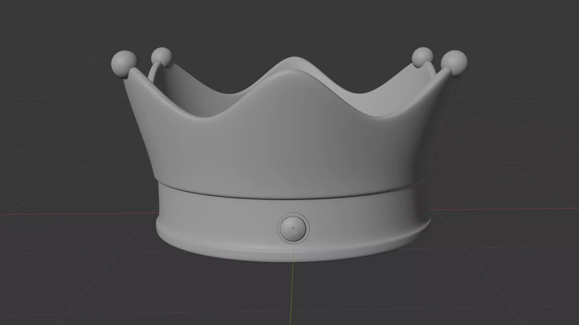 Royal coronation crown 3D model_2