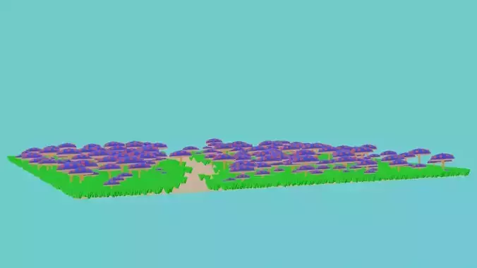 3D Forest Environment