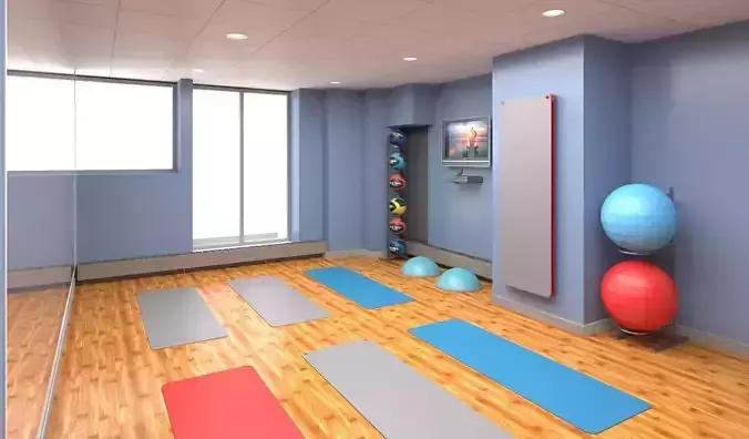Yoga Mat 3D model