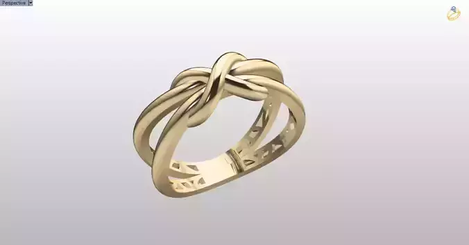 X Knot Ring