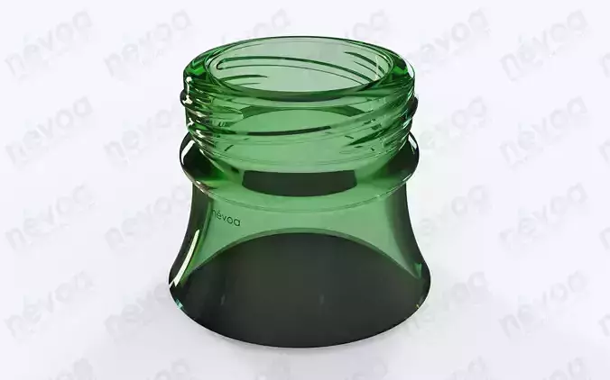 Glass finish - GME 14 00 - 26 H 126 - Twist Crown