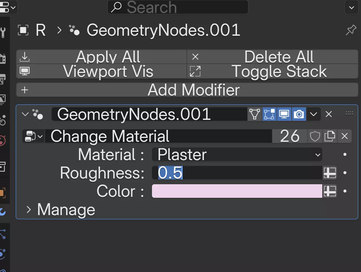 A to Z One Sided Baroque Style Upper Case Letters 02 3D model_15