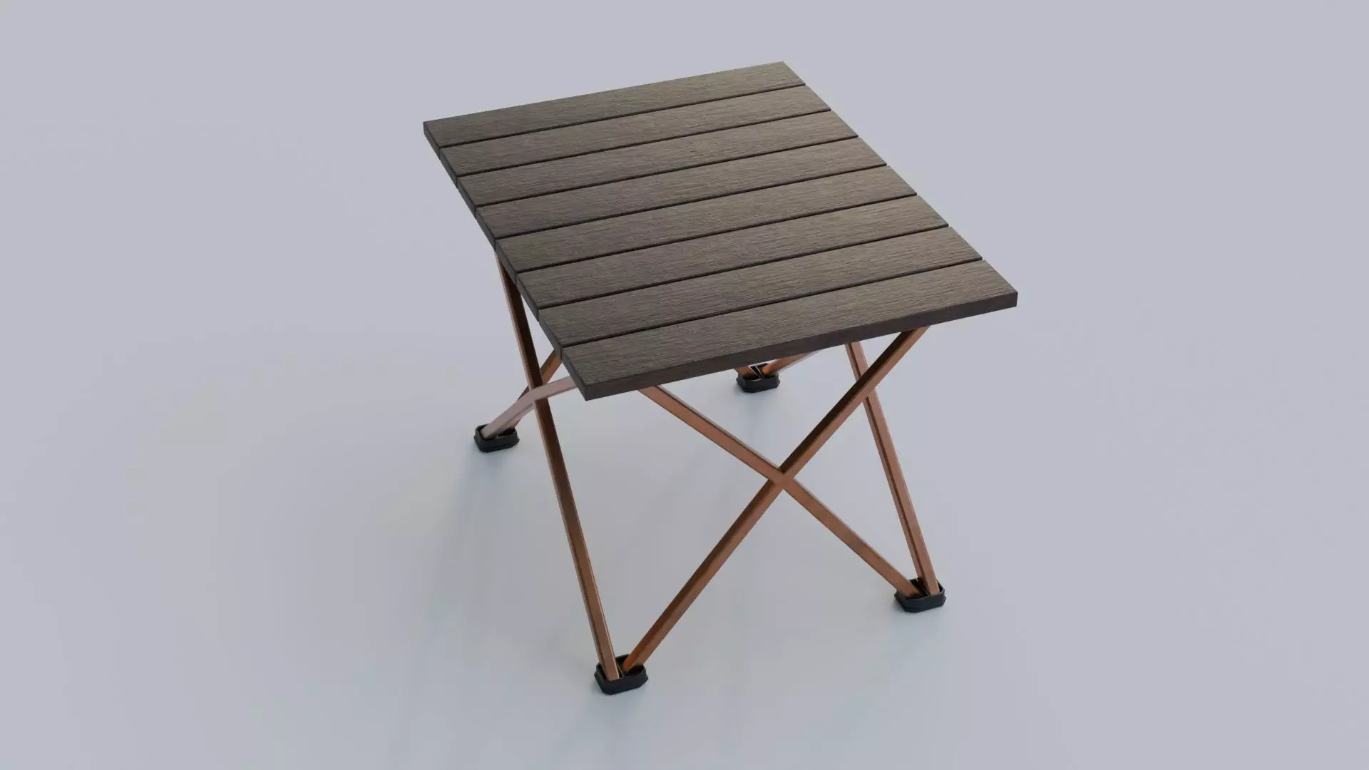Camping Table Portable  Low-poly 3D model_2