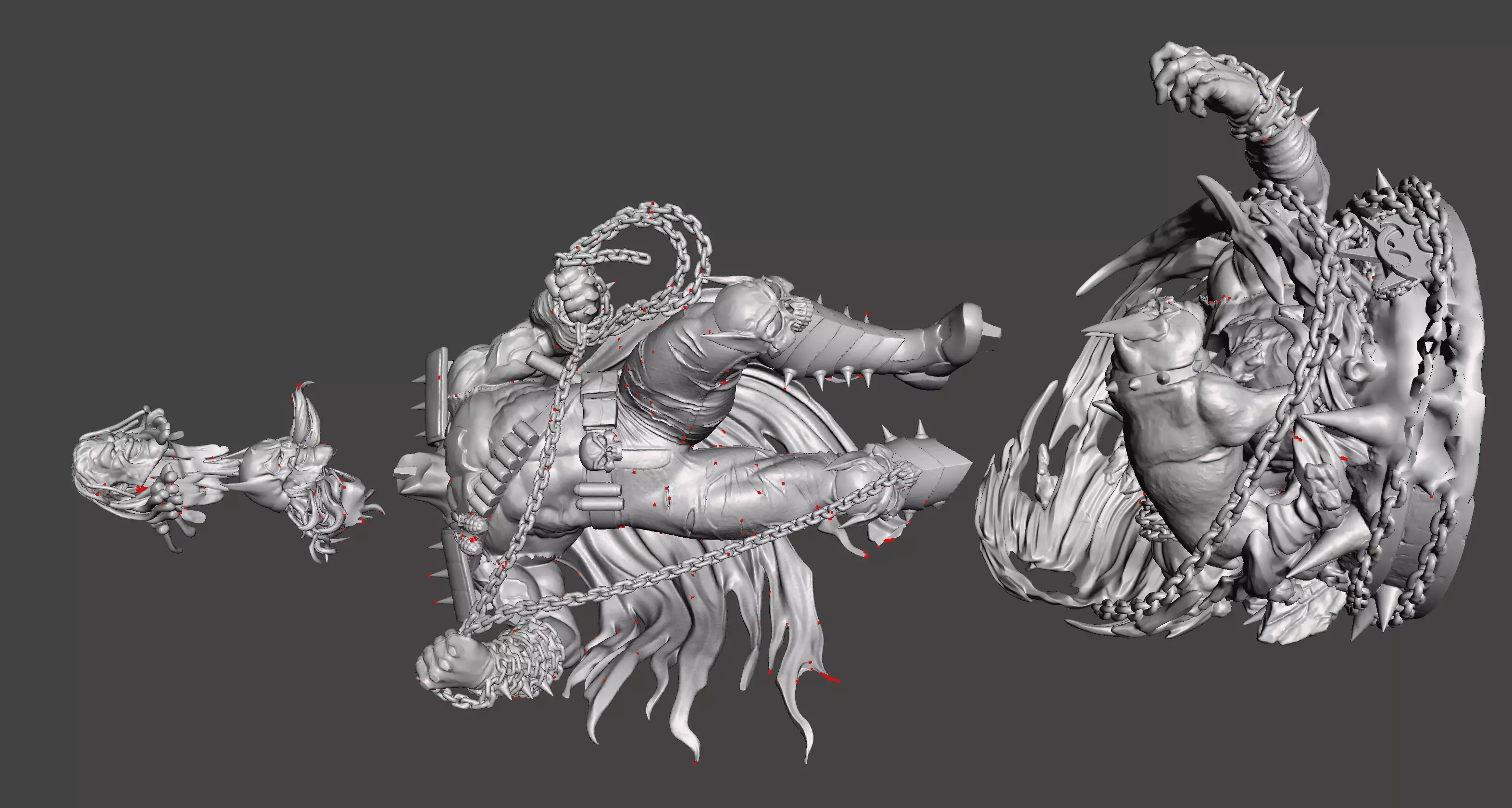 Batman Who Frags inspired version for a 3D STL model 3D print model_6