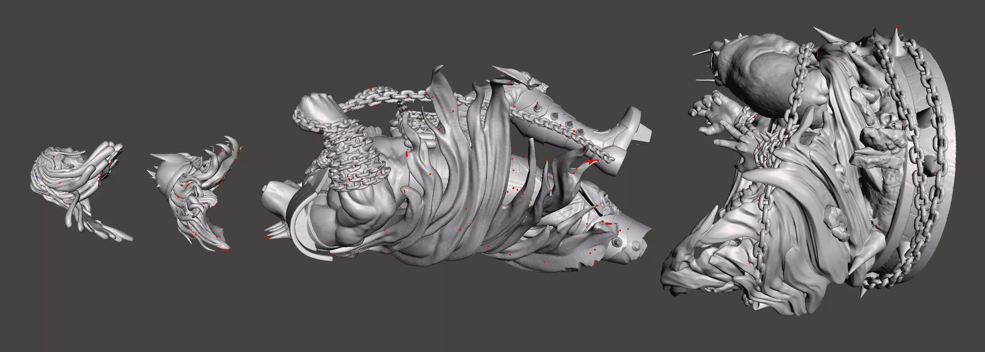 Batman Who Frags inspired version for a 3D STL model 3D print model_5