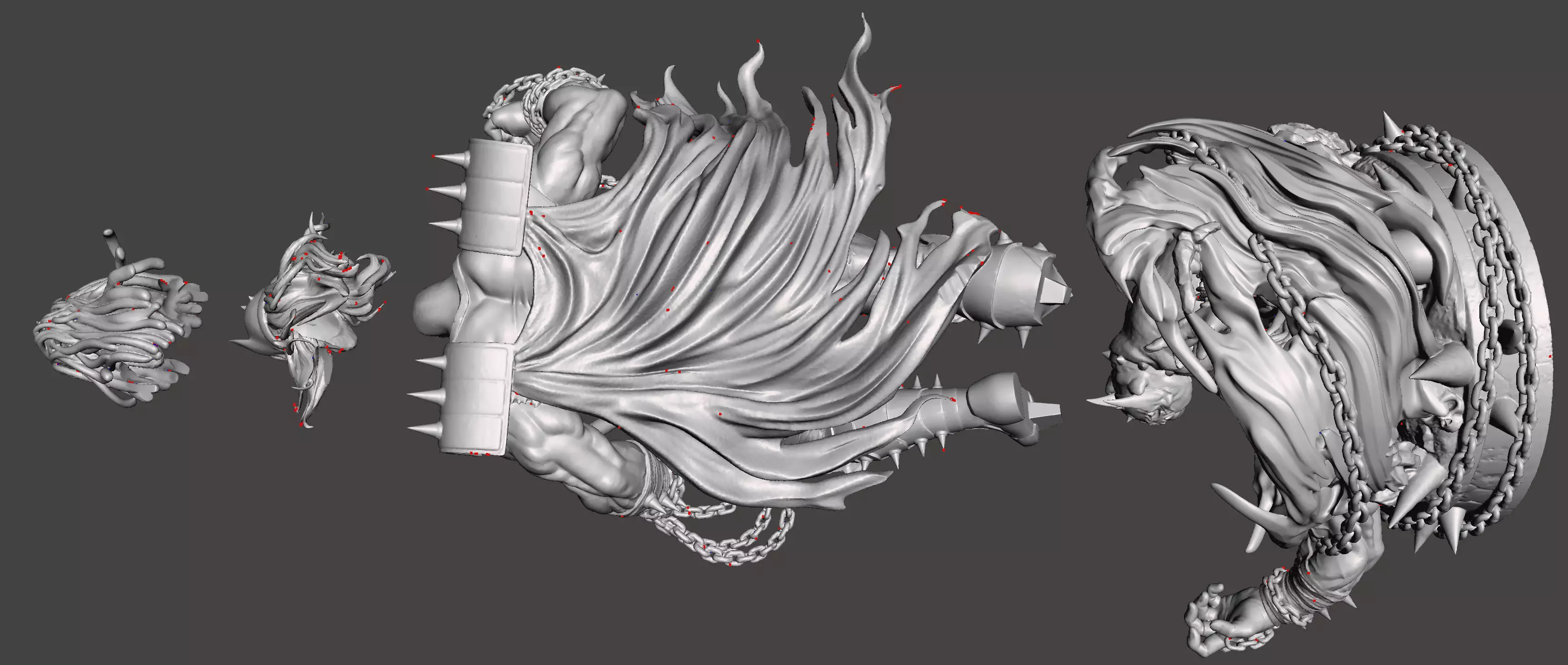 Batman Who Frags inspired version for a 3D STL model 3D print model_4