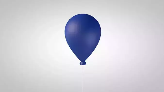 Balloon floating in air