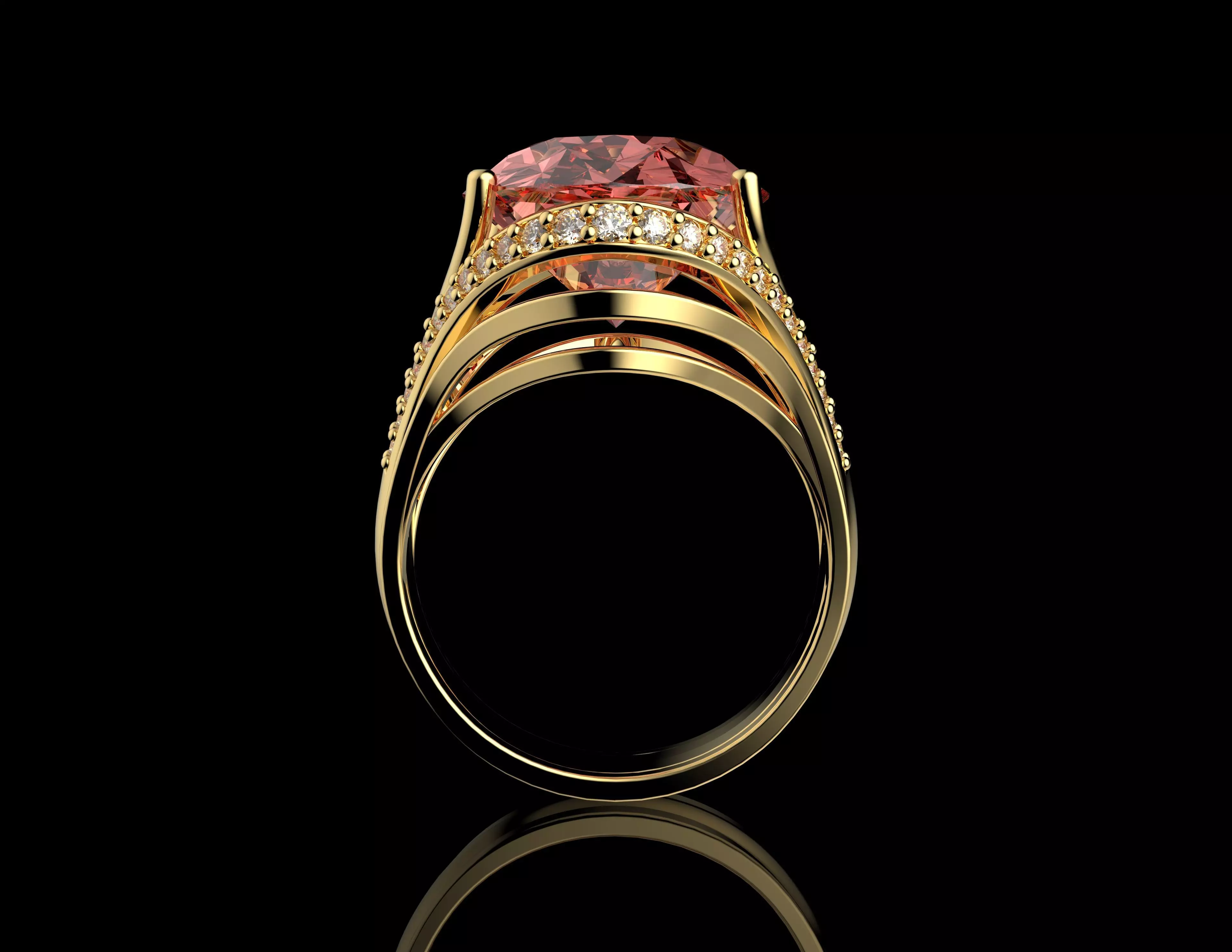 Gold N1448 3D print model_4