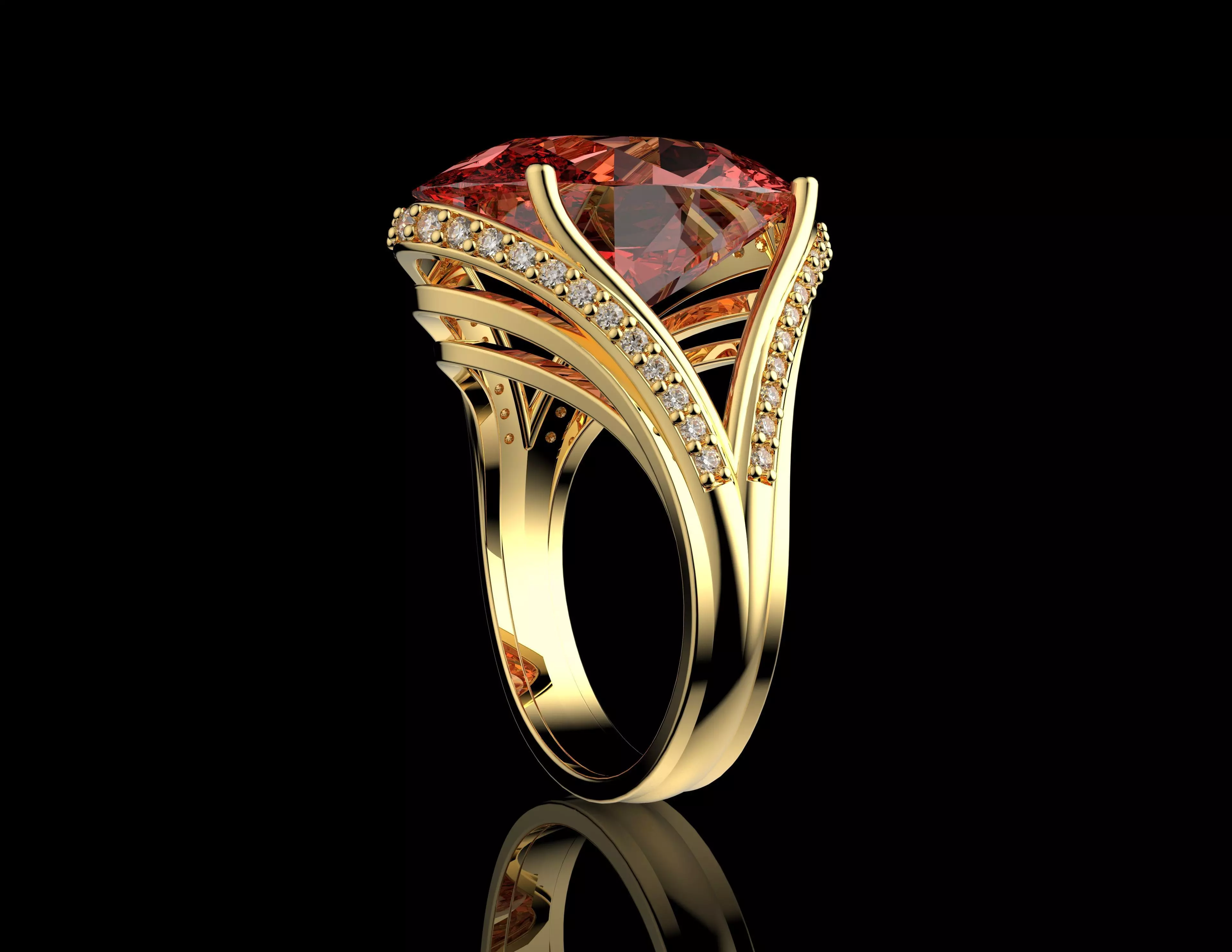 Gold N1448 3D print model_5