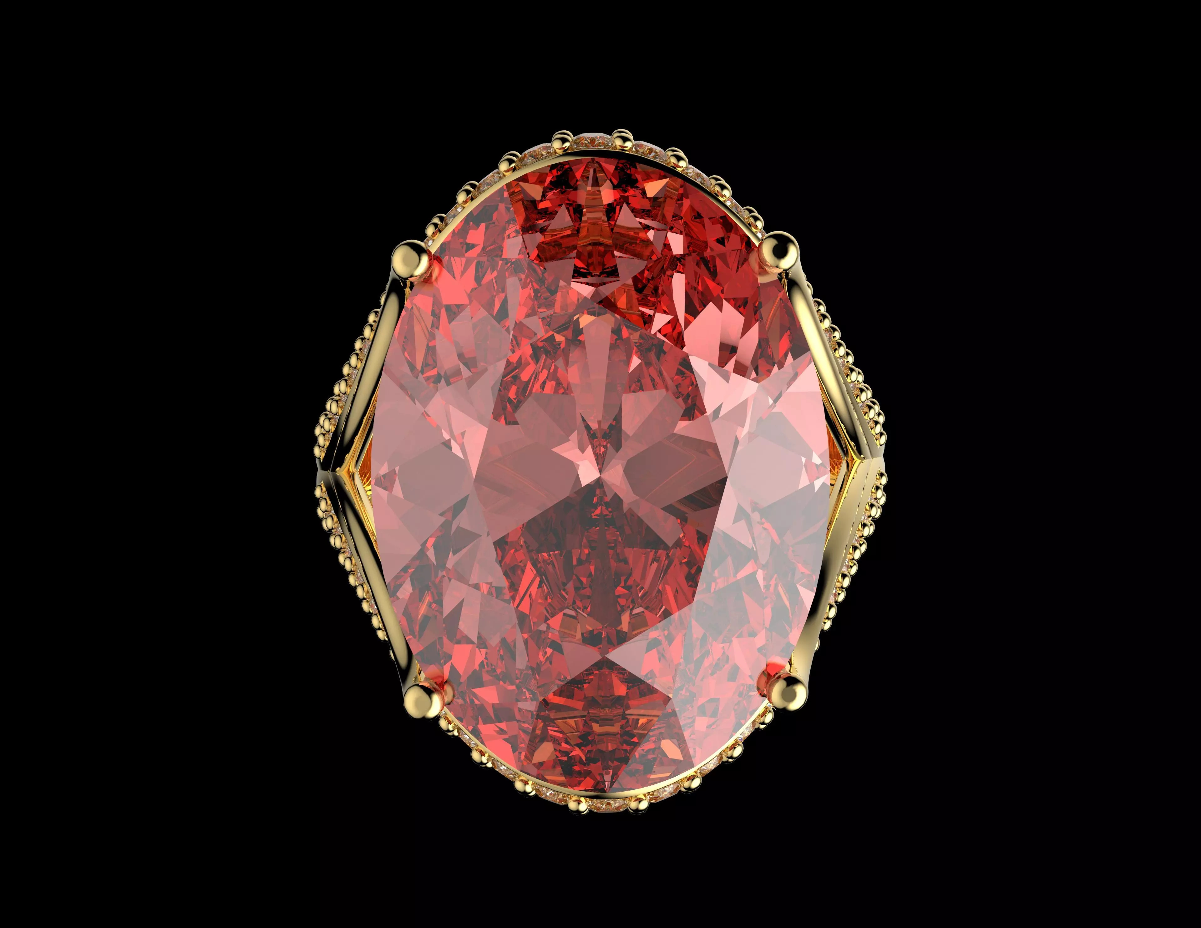 Gold N1448 3D print model_2