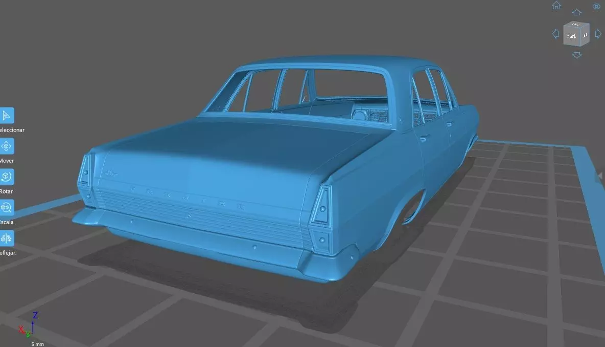 HOLDEN HR PREMIER 1966 SEPARATED-READY TO PRINT 3D print model_8