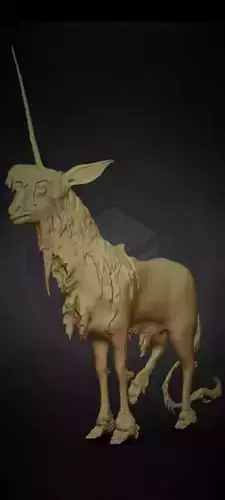 Unicorn 3D spiderwck 