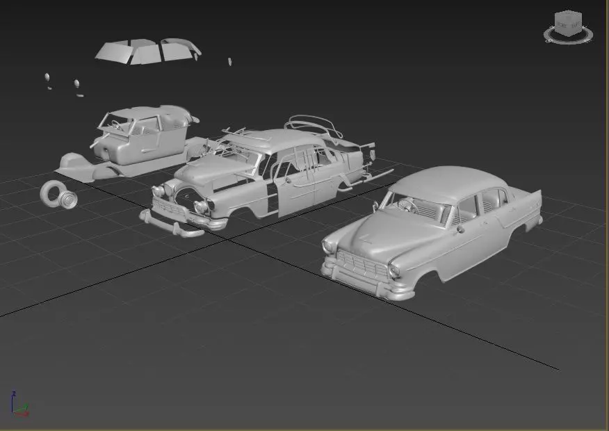 HOLDEN SPECIAL SEDAN 1958 SEPARATED-READY TO PRINT 3D print model