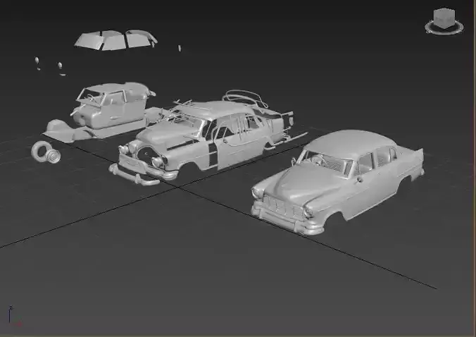 HOLDEN SPECIAL SEDAN 1958 SEPARATED-READY TO PRINT