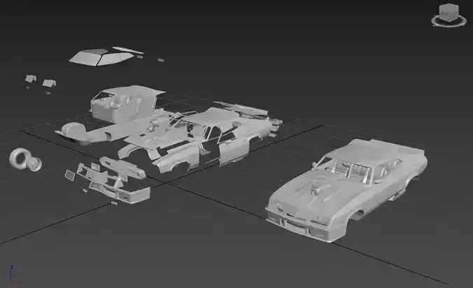 F FALCON GT COUPE 1979 SEPARATED-READY TO PRINT