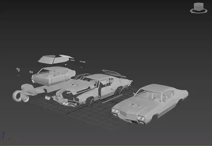 BUICK GS 455 STAGE 1 COUPE 1970 SEPARATED-READY TO PRINT