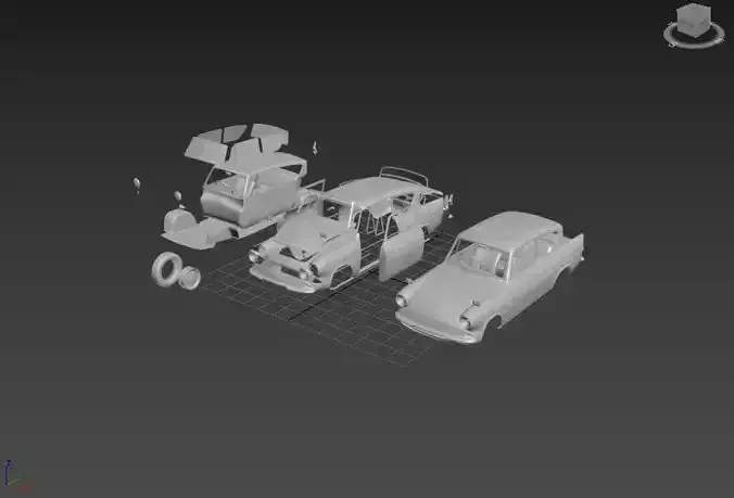 F ANGLIA SALOON 2DOOR 105E 1967 SEPARATED-READY TO PRINT