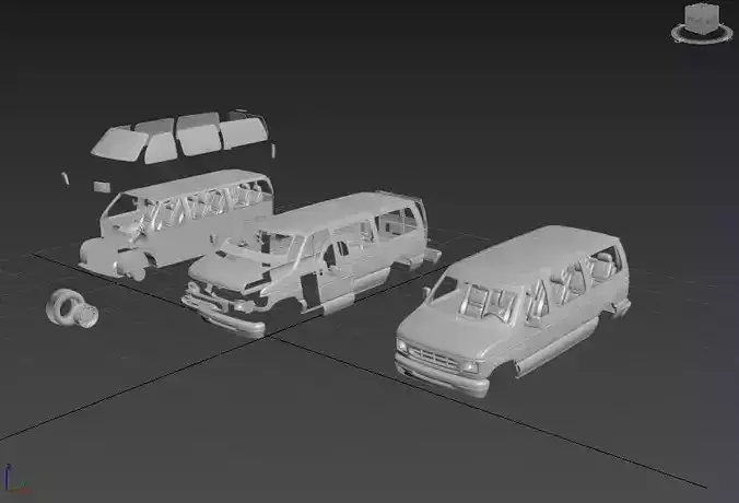 F E 150 PASSENGERVAN 1998 SEPARATED-READY TO PRINT