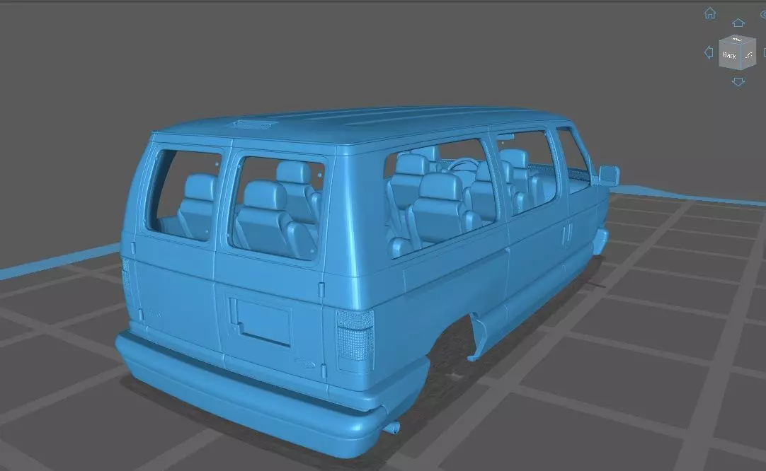 F E 150 PASSENGERVAN 1998 SEPARATED-READY TO PRINT 3D print model_7