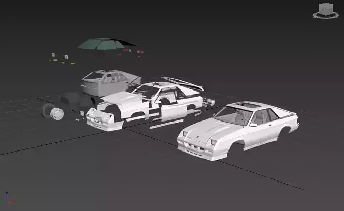 DODGE CHARGER L BODY 1987 SEPARATED-READY TO PRINT