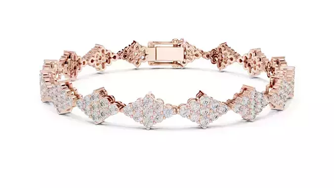 Tennis Bracelet 3dm stl renders Animation video details 