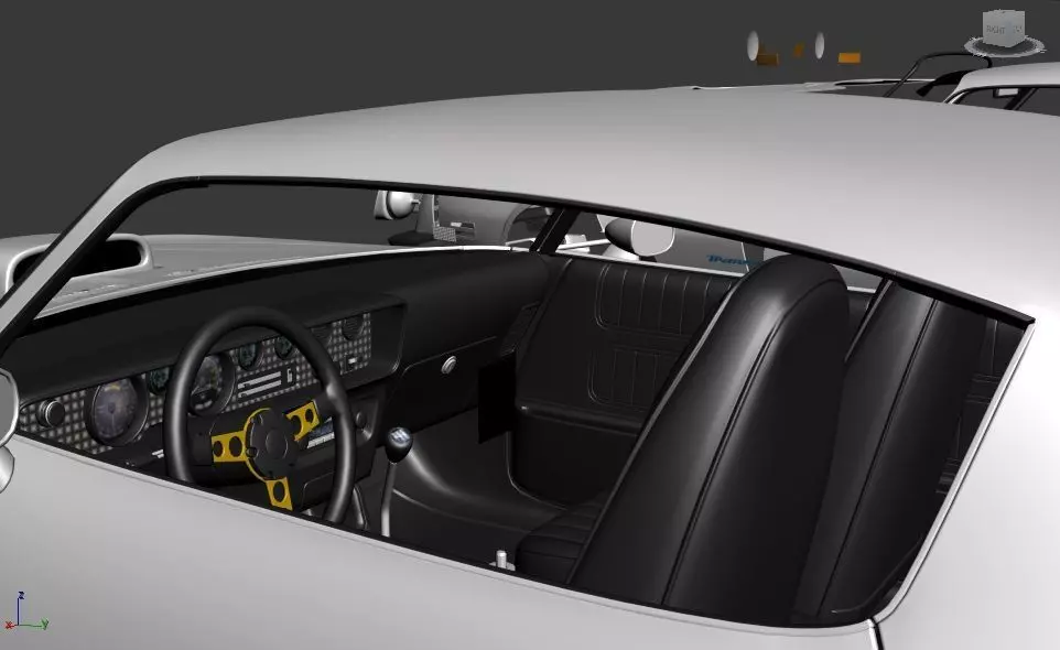 PONTIAC FIREBIRD TRANSAM 1975 SEPARATED-READY TO PRINT 3D print model_2