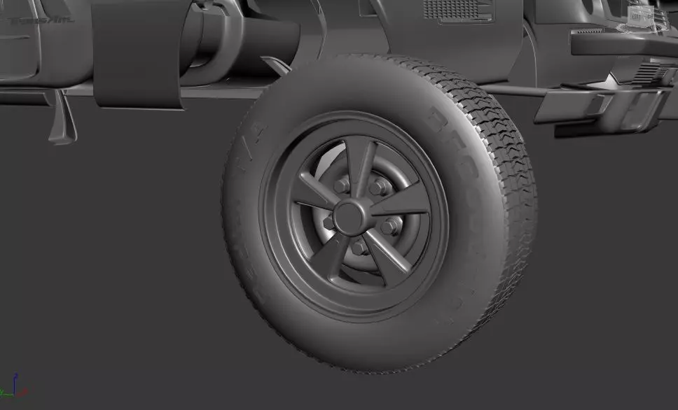 PONTIAC FIREBIRD TRANSAM 1975 SEPARATED-READY TO PRINT 3D print model_1