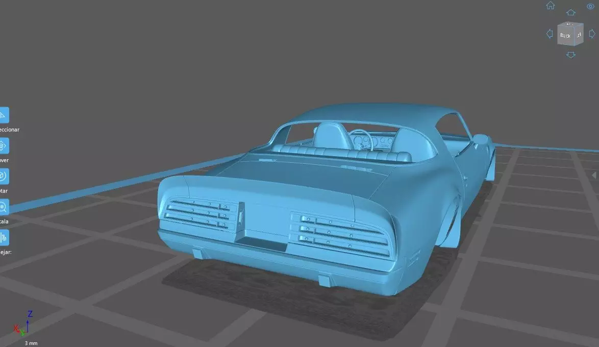 PONTIAC FIREBIRD TRANSAM 1975 SEPARATED-READY TO PRINT 3D print model_5