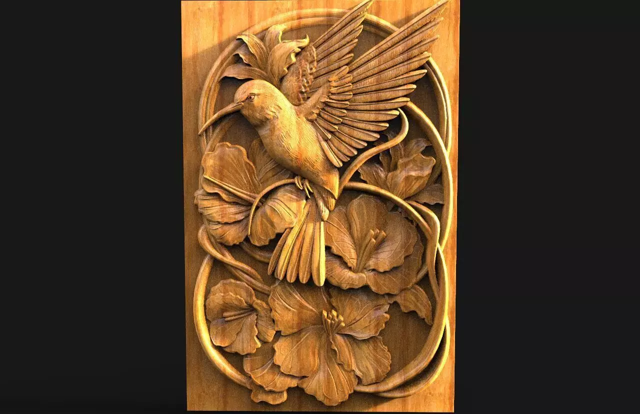 Hummingbird CNC 3D print model