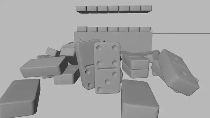 untextured Domino Set