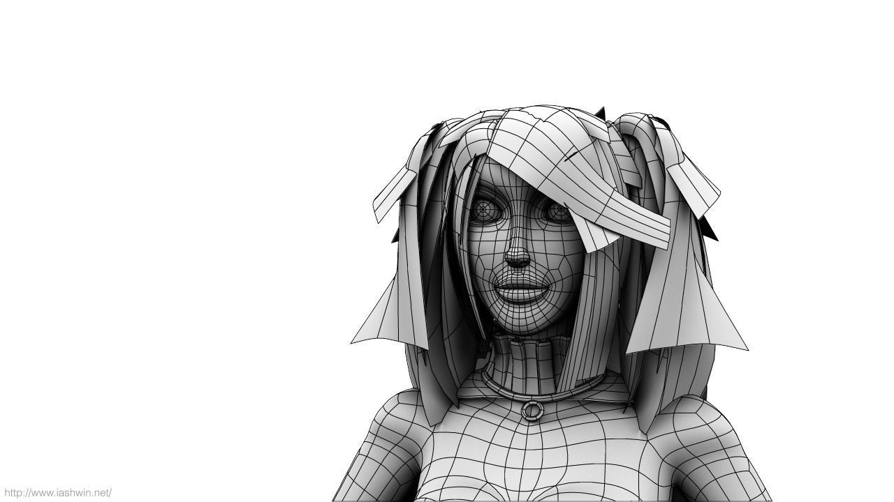 Harley Quinn Rig - Legacy 3D model_16