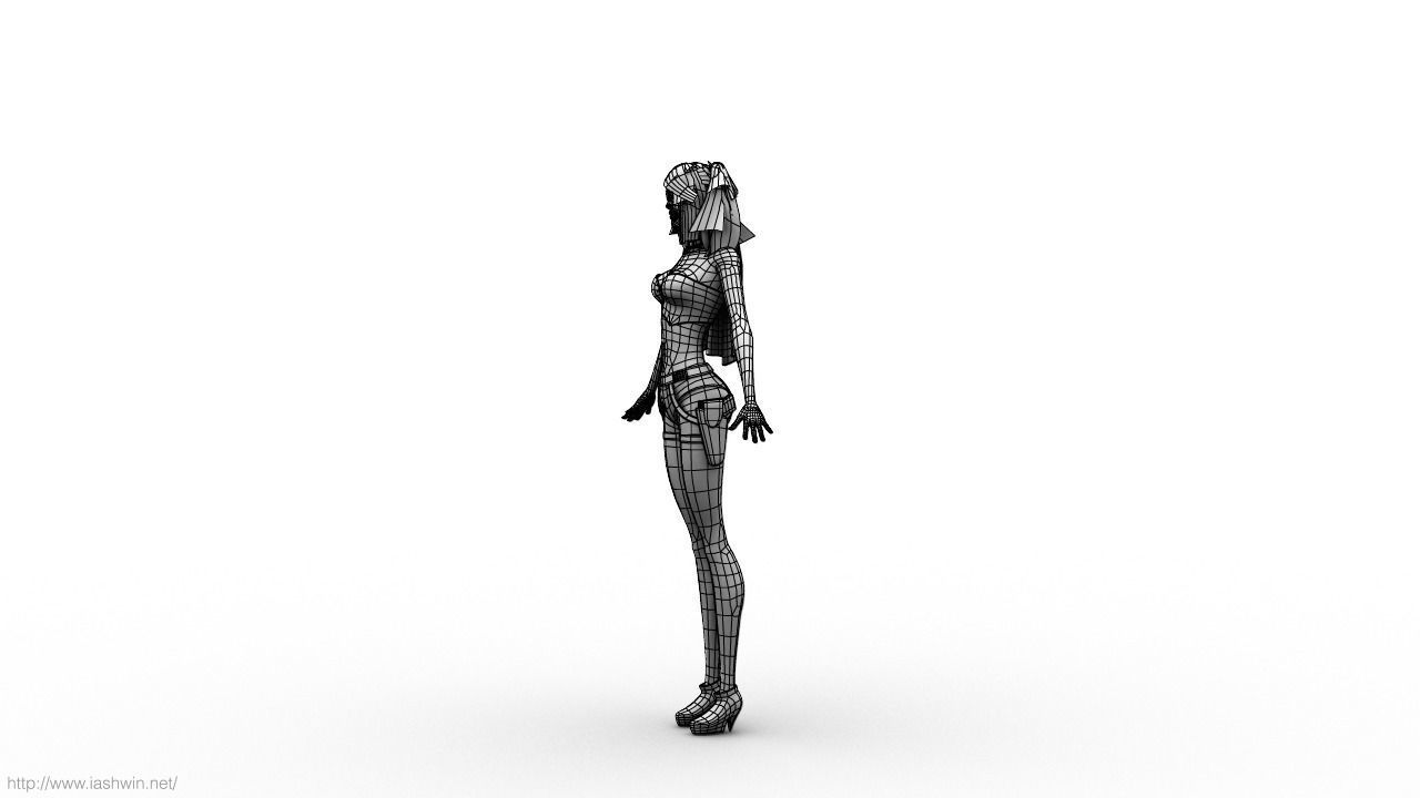 Harley Quinn Rig - Legacy 3D model_18