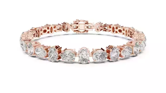 Tennis Bracelet 3dm stl renders Animation video details 