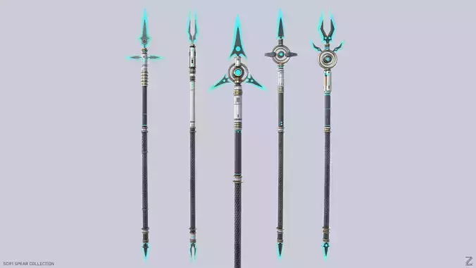 Scifi spear collection 