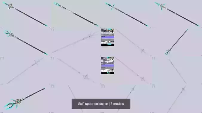 Scifi spear collection