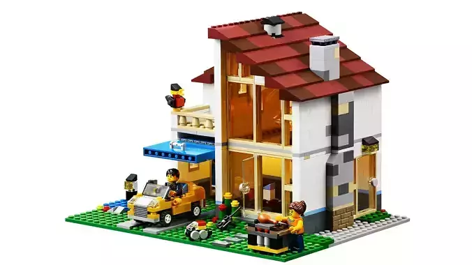TwindBricks3D - 31012 Family House