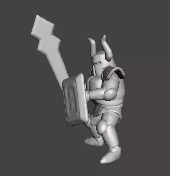 ST PHANTOM KNIGHT MINIATURE MODEL FOR FANTASY GAMES RPG AND DND 3D print model_4